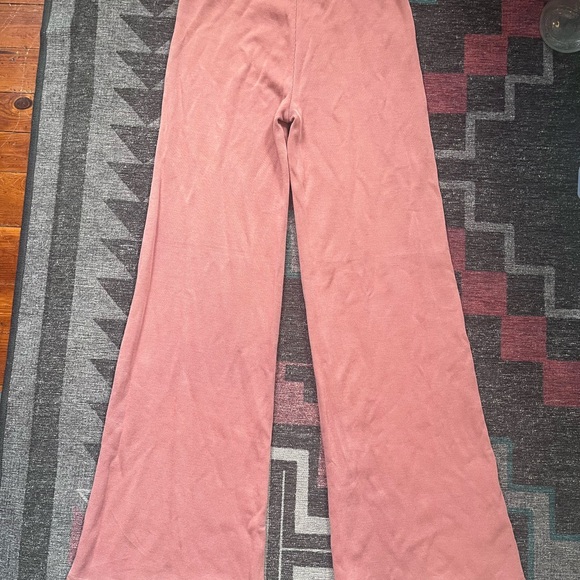 Ghanda Women’s Surf Lounge Wideleg Pants Rosebud Small - Picture 4 of 4